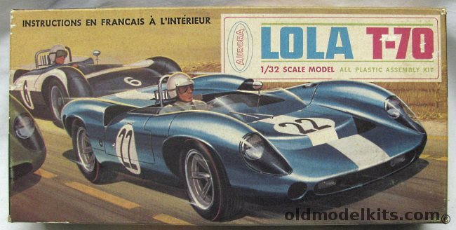 Aurora 1/32 Lola T-70, 671-100 plastic model kit